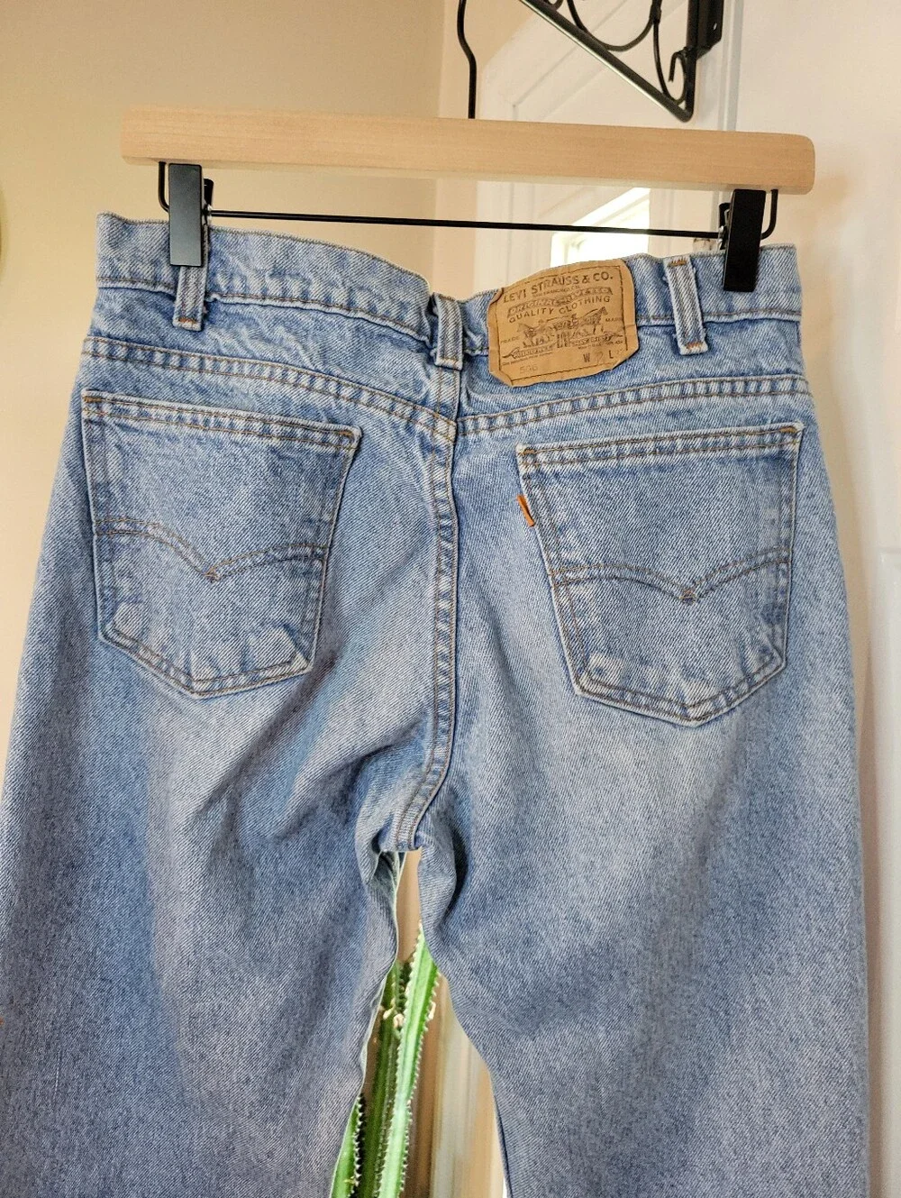 Levi's Orange Tab Vintage Straight Leg Light Wash Jeans, Size 29×32 Mens‎